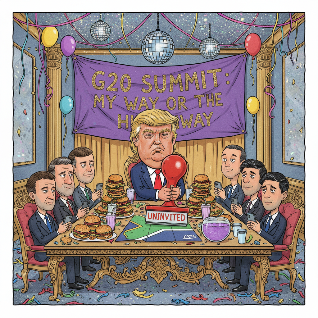 You Can’t Sit With Us: Trump Tries to Kick South Africa Out of the G20 Cool Kids’ Club