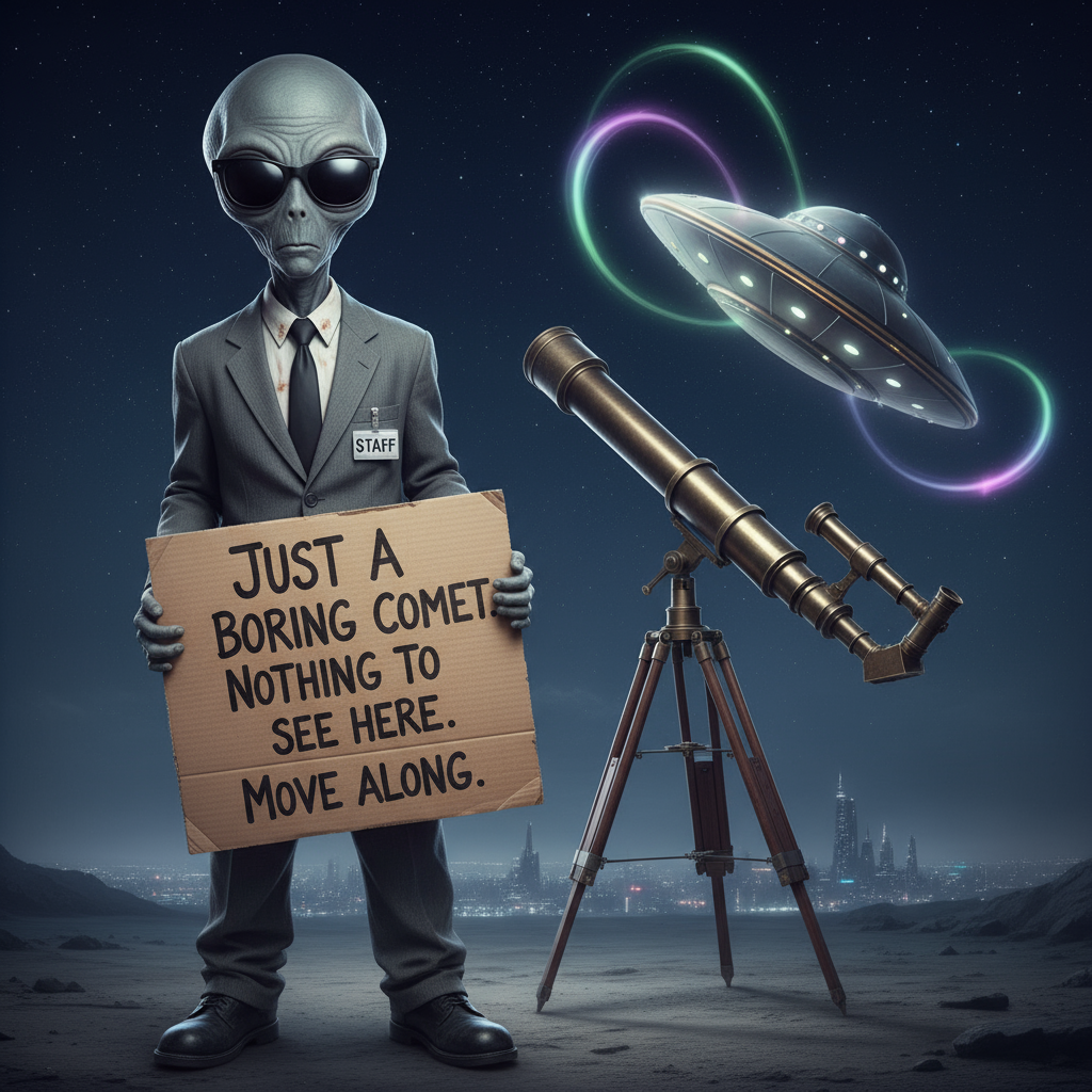 Oh Look, Another ‘Comet’ NASA Doesn’t Want You to See. How Original.